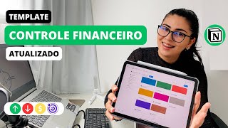 TEMPLATE DE CONTROLE FINANCEIRO ATUALIZADO [upl. by Prosser640]