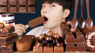 MUKBANG ASMRㅣSweet Chocolate Dessert Maltesers Snacks Cake Ice Cream🍫Korean 후니 Hoony Eating Sound [upl. by Inavoj]