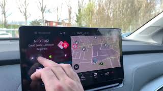 English review Skoda NEW Enyaq 2021 infotainment system explained Detail en operation [upl. by Jueta]