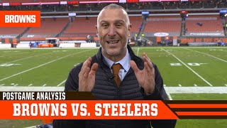 Browns vs Steelers Postgame Analysis  Cleveland Browns [upl. by Amikan]