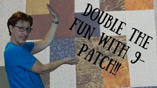 Double Disappearing 9 Patch Quilt Block Tutorial [upl. by Ludvig]