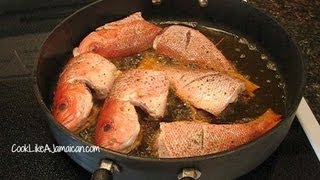 Jamaican Escovitch Fish part 1 [upl. by Yv125]