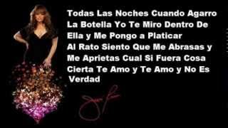 Jenni Rivera  Dos Botellas De Mezcal Lyrics [upl. by Bernadine]