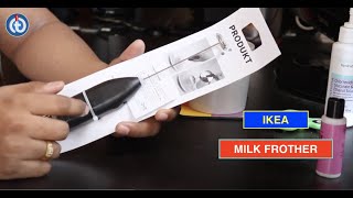 IKEA MILK FROTHER Review amp Battery Installation [upl. by Ahsiniuq]