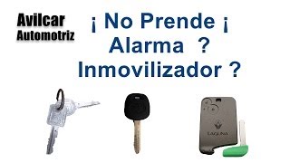 Inmovilizador Llaves Con Chip Explicado Keys With Chip Avilcar [upl. by Brear]