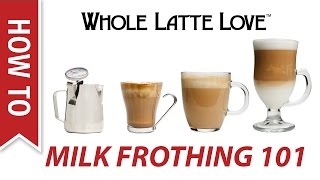 Milk Frothing for Beginners [upl. by Trimmer]