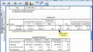 Linear Regression  SPSS part 3 [upl. by Wyler]