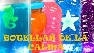 5✨ BOTELLAS sensoriales MONTESSORI o Botellas DE LA CALMA DIFERENTES ✨DIYS [upl. by Eusadnilem]