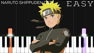 Naruto Shippuden OST  Despair  EASY Piano Tutorial [upl. by Norraf]