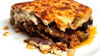 Greek HomeMade Moussaka Recipe [upl. by Peppi]