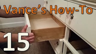 Project 15  Dresser Drawer Slide Replacement [upl. by Eidoj237]