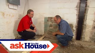 How to Install a Basement Bathroom  Ask This Old House [upl. by Acinehs947]