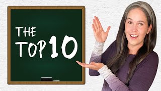 English Words – The Top 10 – Pronunciation Guide – Learn English American English [upl. by Hegyera]