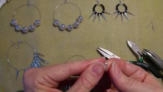 DIY hoop earrings from memory wire [upl. by Archy]