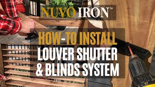 Louver Shutter amp Blinds Instruction  HowTo Video [upl. by Sikata]