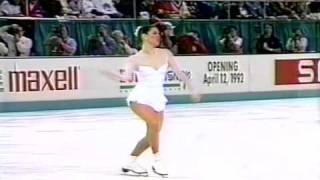 Nancy Kerrigan USA  1992 Worlds Ladies Free Skate [upl. by Knapp]