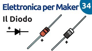 I diodi  Elettronica per Maker  Video 34 [upl. by Ahsikam]