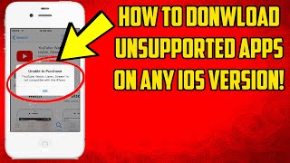 How To Download Unsupported Apps On iOS 2020 [upl. by Ashton]