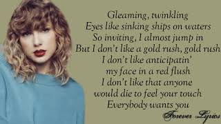 Taylor Swift Gold Rush Lyrics [upl. by Siri]