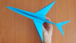 KAĞITTAN UÇAK YAPIMI  Jet  Paper Airplane  Kolay Origami [upl. by Bravar]