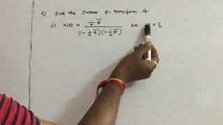 Signals amp Systems  Inverse Z  Transforms  Partial Fraction method  working examples  1 [upl. by Caylor]