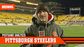 Browns vs Steelers Postgame Analysis  Cleveland Browns [upl. by Osterhus]