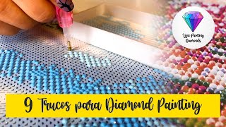 9 Trucos para Pintura Diamante  9 Tips for Diamond Painting Eng Sub [upl. by Manup]