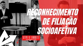 DIREITO DE FAMÍLIA Reconhecimento de filiação socioafetiva [upl. by Kcirdla]