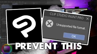 HOW TO PREVENT THIS ERROR  CLIP STUDIO PAINT [upl. by Rego]