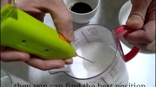 How To Make Latte Art with Mini Milk Frother [upl. by Maleki668]