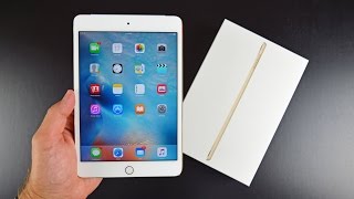 Apple iPad mini 4 Unboxing amp Review [upl. by Rothmuller]