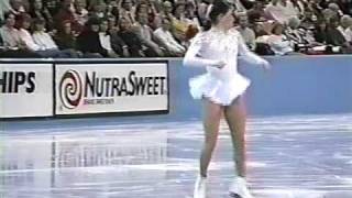 Nancy Kerrigan  1990 US Figure Skating Championships Ladies Free Skate [upl. by Marilee]