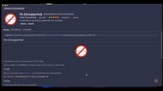 HOW TO FIX VS CODE UNSUPPORTED ISSUE [upl. by Amyas]