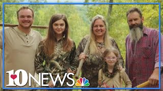 Family of 5 living off the grid on 40 acres in East Tennessee [upl. by Dale]