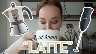 HOW TO MAKE A quotLATTEquot AT HOME moka pot  frother [upl. by Faucher]