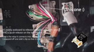 MX5 mk25 18 2004 vvt  Fuel pump relay location [upl. by Aihsenad656]