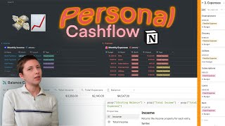 Notion Build With Me Track Budget Income And Expenses [upl. by Ahsyas]