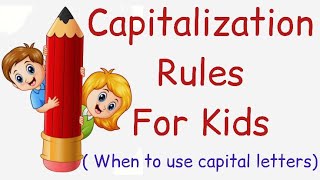 Capitalization Rules When to use capital letters ENGLISH GRAMMAR [upl. by Hubble]