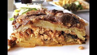 How To Make A Real Traditional Greek Moussaka [upl. by Heti]