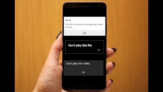 How to Fix Cant play this video Unsupported video Issues in Android Phone Play any type of Video [upl. by Fuchs]