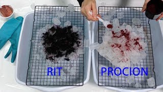 Rit vs Procion  Ice Dyeing [upl. by Olin882]