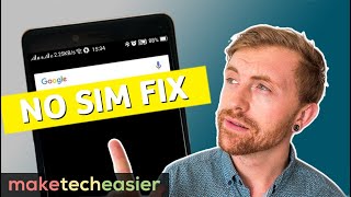 How to Fix No SIM Card Detected on Android [upl. by Vento739]