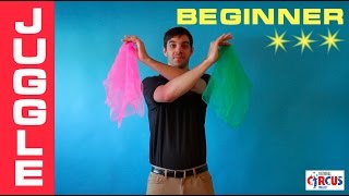 Scarf Juggling Basics Beginner [upl. by Alegna]