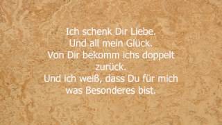 Geboren um Dich zu lieben  Nik P feat DJ Ötzi Karaoke Lyrics [upl. by Nnaharas]