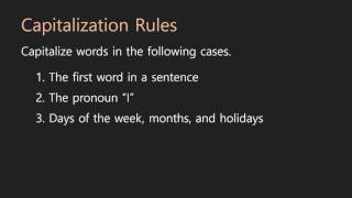 Grammar Lessons  Capitalization [upl. by Spurgeon797]