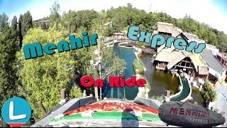 Menhir Express  Parc Astérix  On ride [upl. by Wardieu]