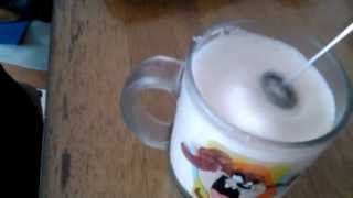 Aerolatte Review Frothing Cold Milk In Under 1 Minute [upl. by Sainana]