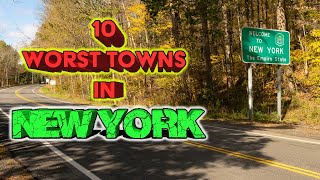 Top 10 WORST towns in New York State No need for sunscreen most the year [upl. by Heng484]