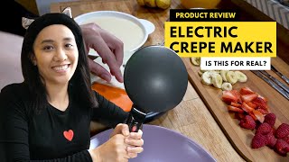 Moss amp Stone Electric Crepe Maker REVIEWED [upl. by Afihtan]