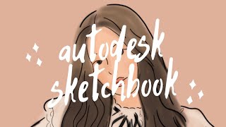 easy autodesk sketchbook tutorial beginners [upl. by Claudian705]